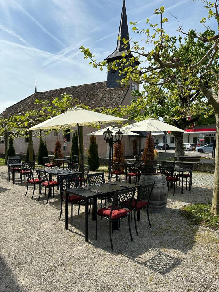 Au Boeuf Rouge Otel Crassier Dış mekan fotoğraf